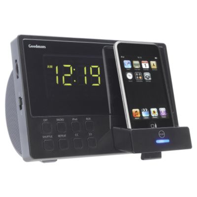 Goodmans iPod Dock and Clock Radio GCR1875IP