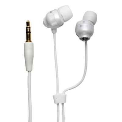 Statutory Maxell Crystal Budz Headphones Silk Pearl