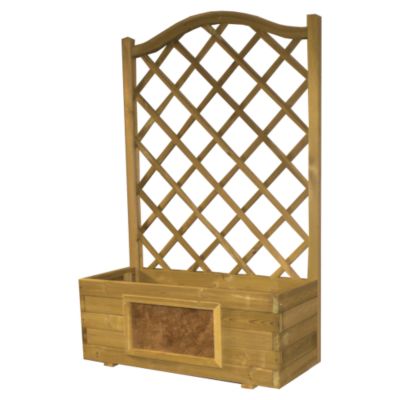 Plum Tunis Trough with Trellis