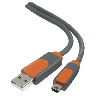 Belkin USB2.0 Mini-B 5-pin Cable 6ft