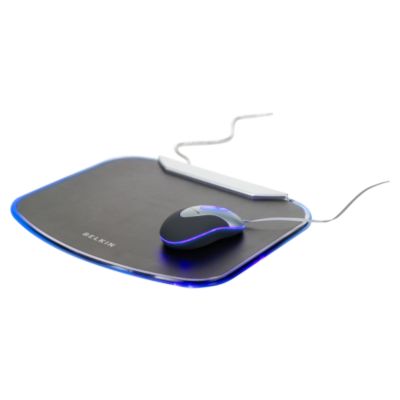 Belkin Glow Mouse Pad with 4-Port USB 2.0 Hub