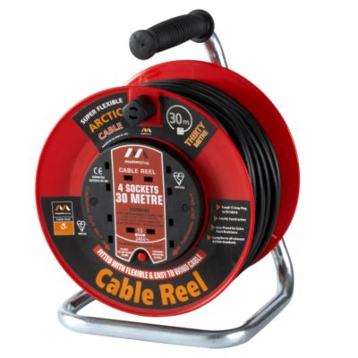 Masterplug Large cable reel 30m