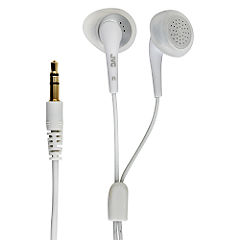 Statutory JVC White Gumy Air Cushion Headphones