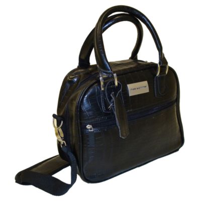 Premium 14&quot Holdall Croc  Black