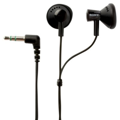 Statutory Sony Black Tube Headphones