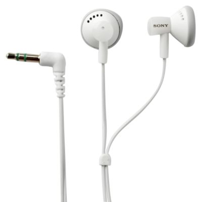 Statutory Sony White Tube Headphones