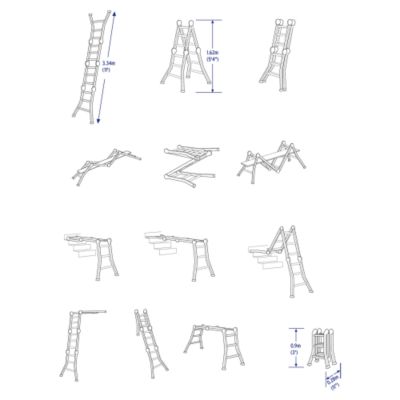 Abru Multi-Purpose Combination Ladder