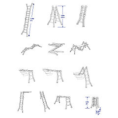 Statutory Abru Multi-Purpose Combination Ladder