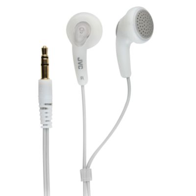 Statutory JVC White Gumy Headphones