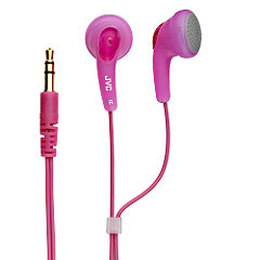 Statutory JVC Pink Gumy Headphones