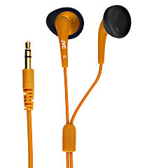 Statutory JVC Orange Gumy Air Cushion Headphones