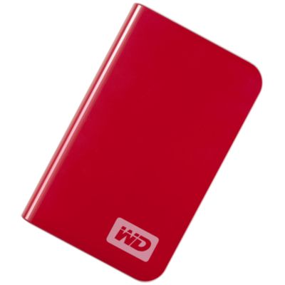 Western Digital My Passport Essential 250GB Portable Hard Drive Red