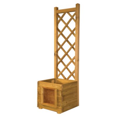 Plum Napoli Square Planter