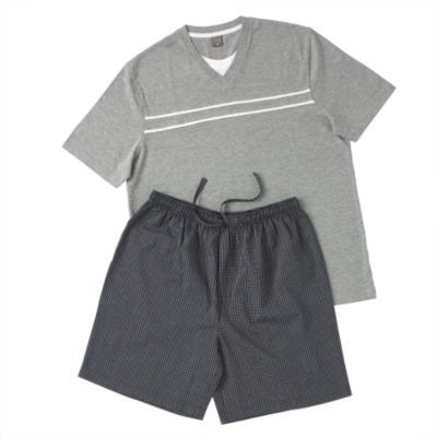 Men's Pyjama Set Charcoal