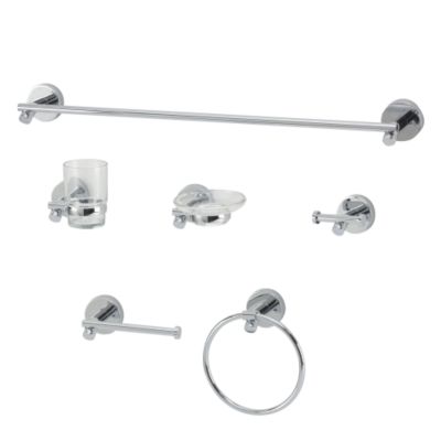 Tu Chicago 6 Piece Wall Mounted Bathroom Set