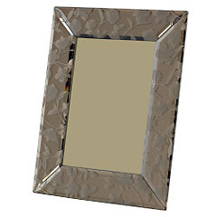 Tu Bronzed Mirrored Glass Patterned Frame