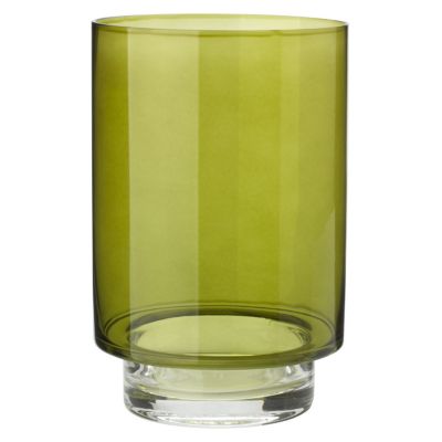 Unbranded Tu Green Glass Hurricane Lantern Statutory