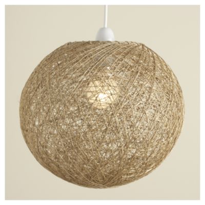 Tu Honey Abaca Ball Shade