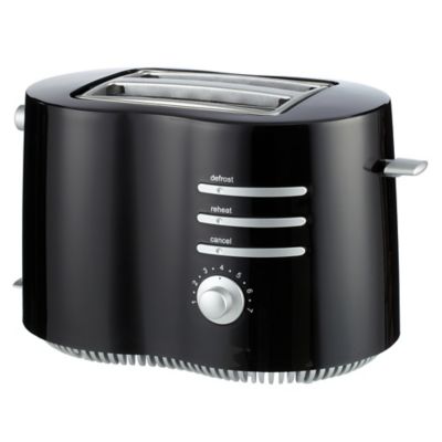Sainsbury's Black 2-slice Toaster