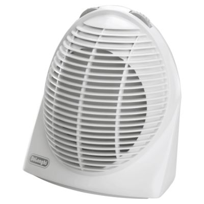 DeLonghi 2.4kW Upright Fan Heater Statutory