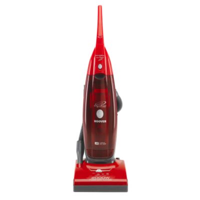 Hoover Dust Manager 2000W Lightweight Bagless Upright Vacuum Cleaner Red