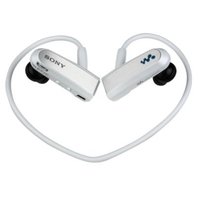 Sony WalkmanÂ® NWZ-W202 2GB Wearable MP3 Player White