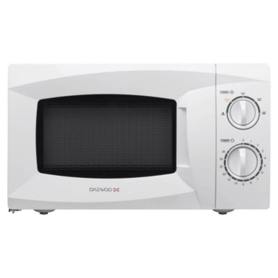 Daewoo 20L White Manual Microwave