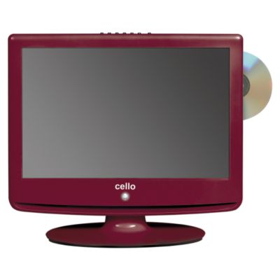 Cello 19" HD Ready Digital TV/DVD Combo Red C1973F