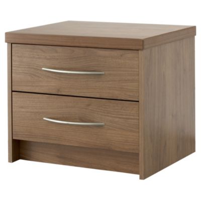 Winslow Wide 2 Drawer Bedside Cabinet Statutory