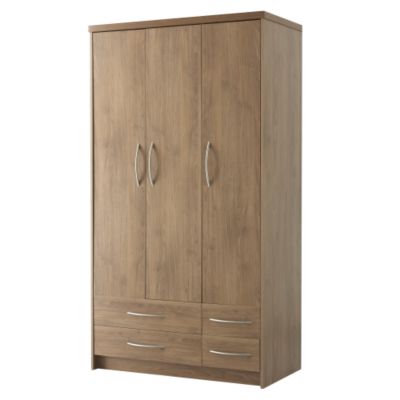 winslow 3 Door and 4 Drawer Wardrobe