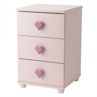 Florida Narrow 3 Drawer Bedside Cabinet Statutory