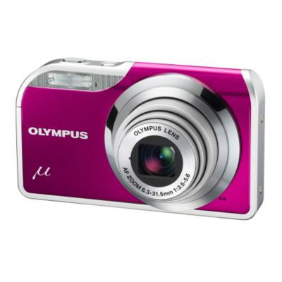 Olympus Mju 5000 12 Megapixel Metallic Magenta Digital Camera