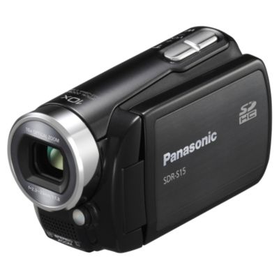 Panasonic SDR-S15 SD Camcorder Black