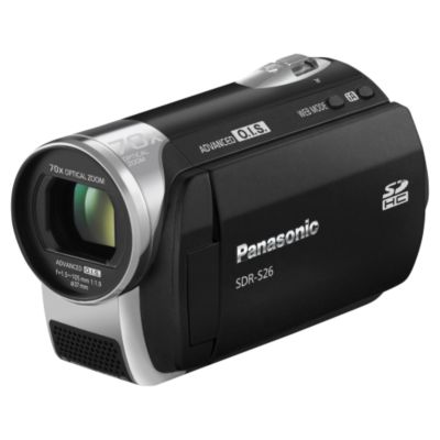 Panasonic SDR-S26 SD Camcorder Black