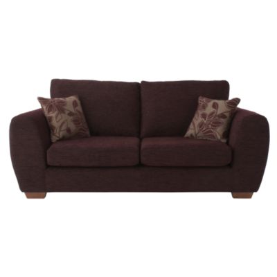 Houston Regular Sofa in Plum Chenille