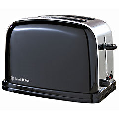 Statutory Russell Hobbs Black 2 Slice Toaster