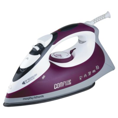 Morphy Richards 2400W Mulberry Comfigrip Turbo Tip Steam Iron