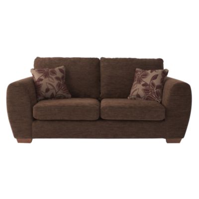  Sainsburys Discounts   Half Price Houston Regular Sofa Chocolate Chenille