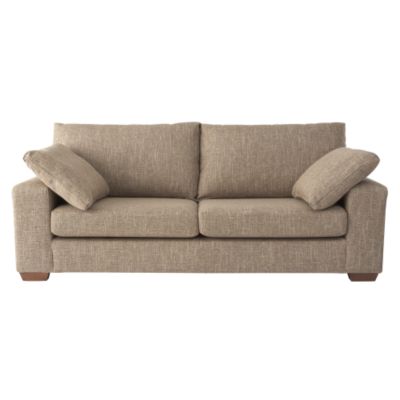Vienna Large Sofa Textured Plain Mocha