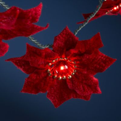 Unbranded Sainsburys Low Voltage 10 Red Poinsettia