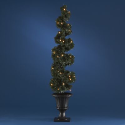 Unbranded Sainsburys Low Voltage Pre-Lit Spiral Tree