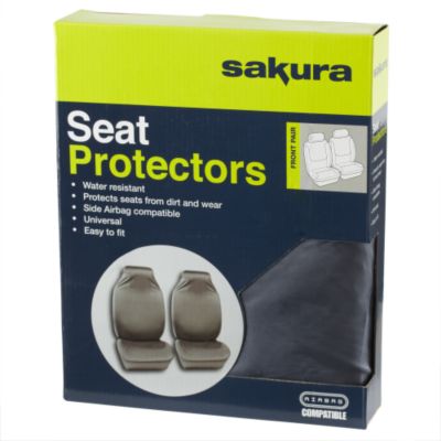 Front Seat Protectors Pair Grey