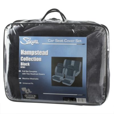 Hampstead Seat Cover Full Set Black/Grey