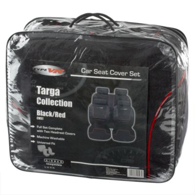 Targa Seat Covers Black/Red