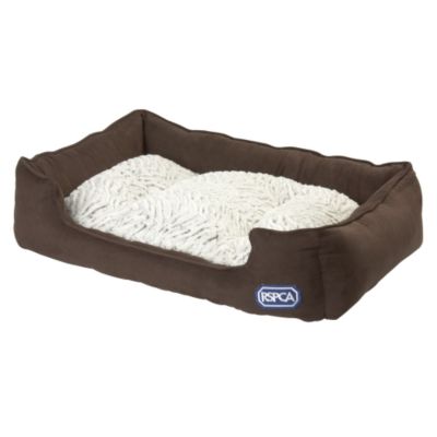 RSPCA Comfort Pet Bed Large Chocolate Brown