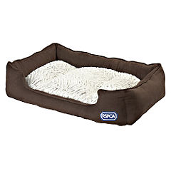 RSPCA Comfort Pet Bed Large Chocolate Brown