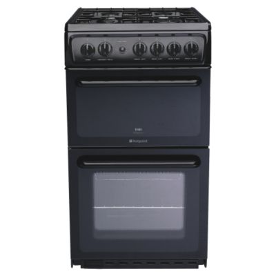 Hotpoint HW170GK Gas Cooker Black
