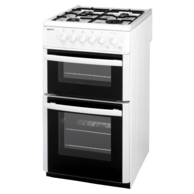 Beko DG582WP Gas Cooker White