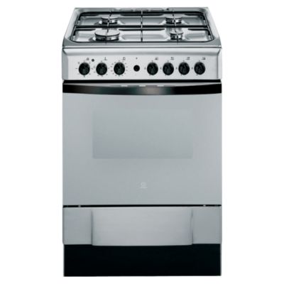 Indesit K6G520XG Dual Fuel Cooker Stainless Steel