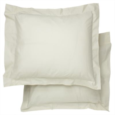 Tu Square Pillowcase Pair Cream